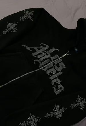 hoodie zipper blink los Angeles