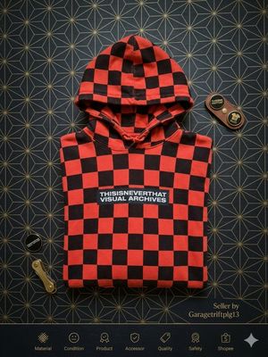 Hoddie thisisneverthat Printed Bold Check