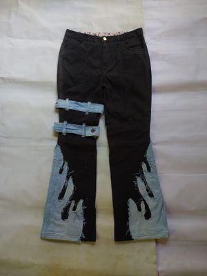 Upcycling Flare Boot Cut Bondage Pants