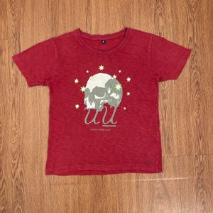 Undercover Y2K Avant Garde T-shirt Wanita red