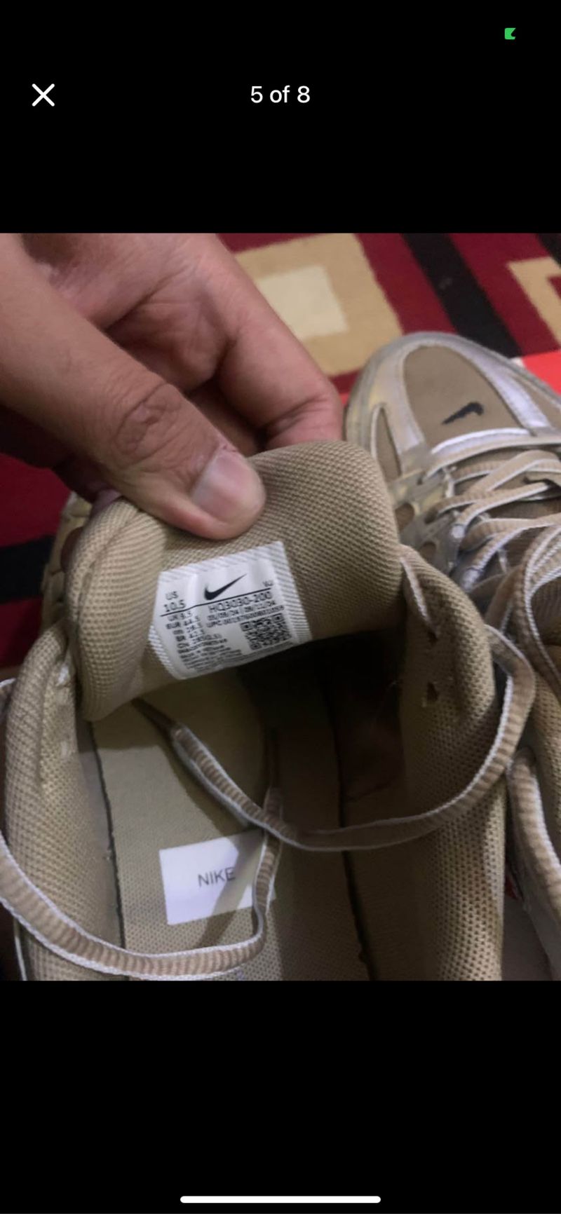 NIKE P-6000 Khaki/ METTALIC SILVER, foto 5