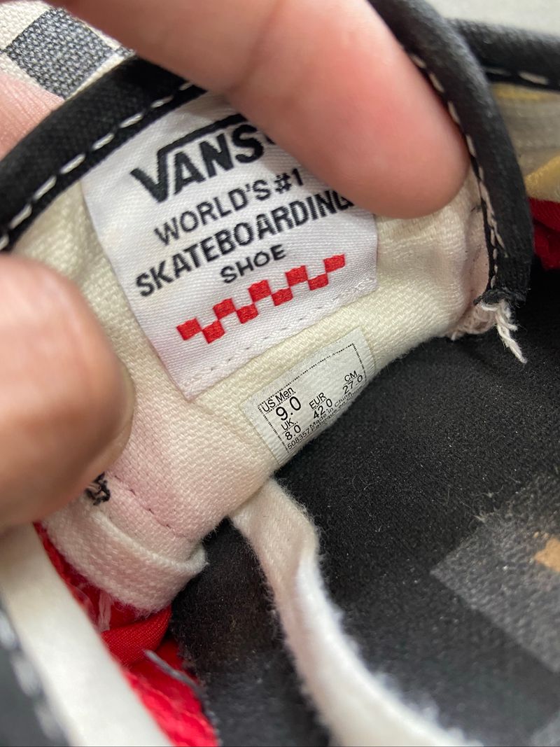 Vans Pro Skate Authentic Checkerboard Black White Original, foto 7