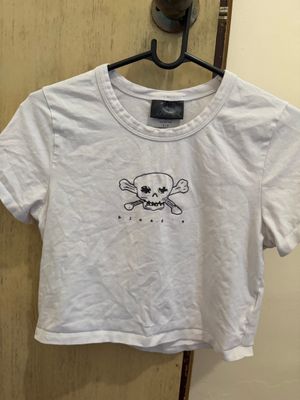 Crop tee blonde cotton on size S