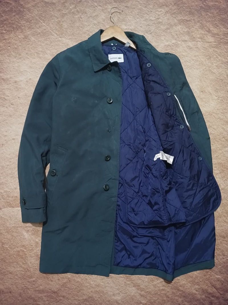 Lacoste coach jaket pria second thrift original, foto 2