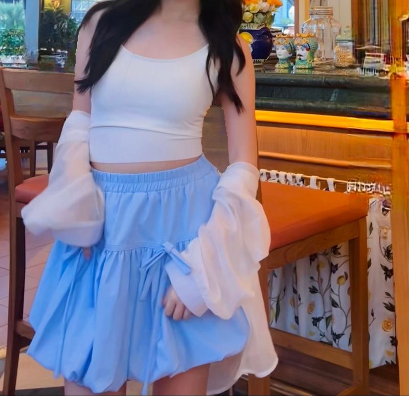 Balloon blue skirt, foto 4