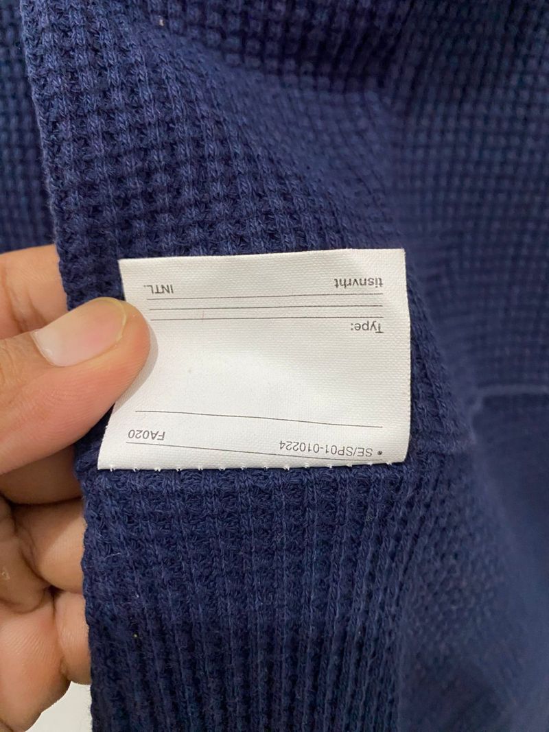 Thisisneverthat knitwear navy blue, foto 7