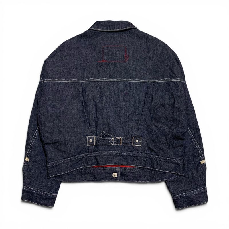 Levis Red Type 1 Denim Jacket. Reversible Quilted Lining., foto 8