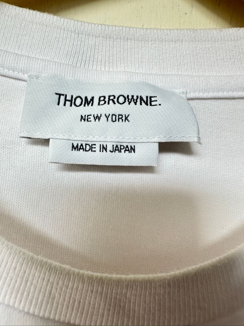 Kaos / T-Shirt Thom Browne 4 Bar Second, foto 7