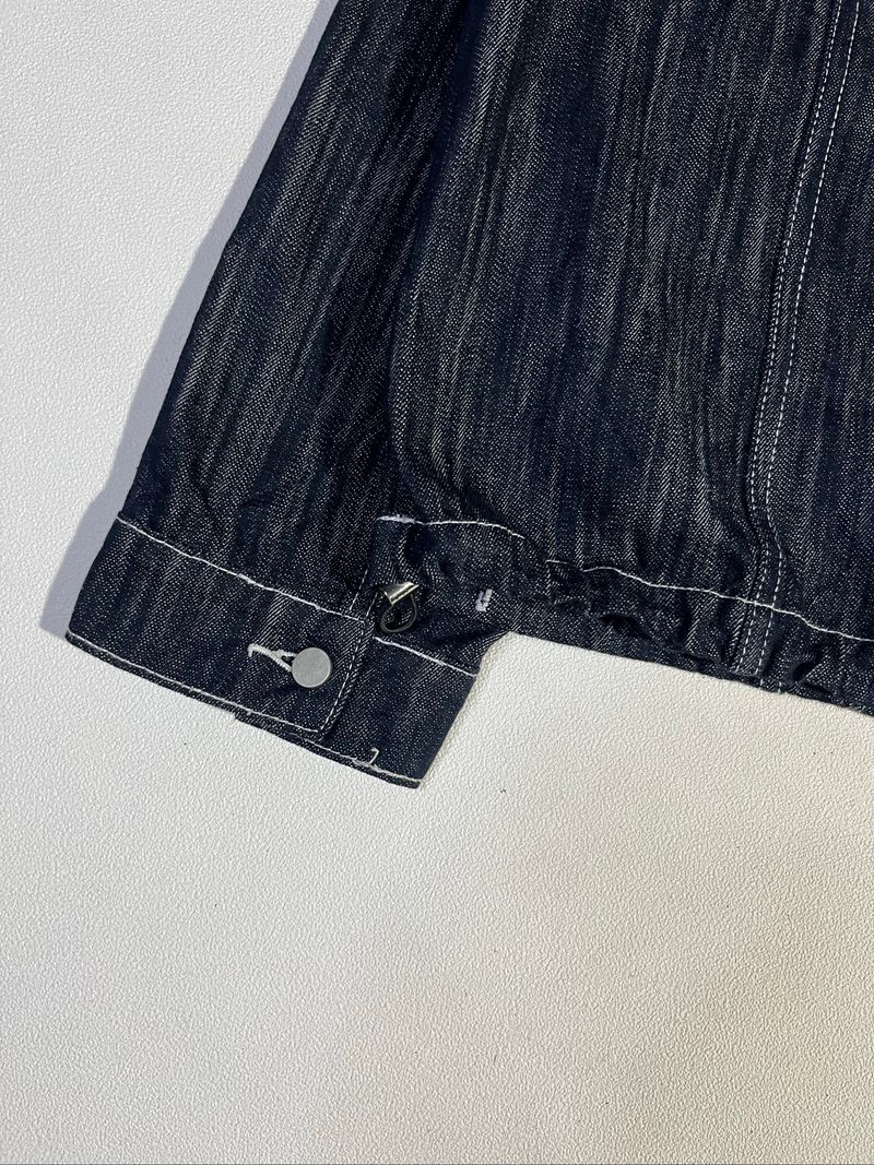 They Casual Denim Jacket Blue Indigo, foto 8