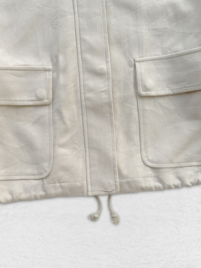 8SECONDS BEIGE SHORT PARKA JACKET, foto 7