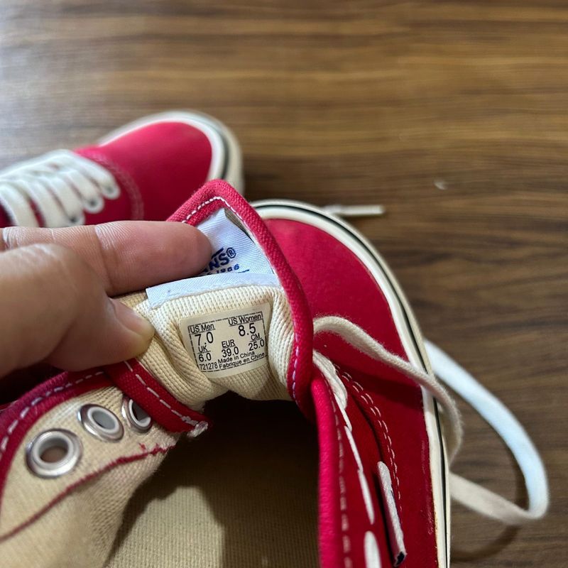 Vans Authentic Style 44 "Red Chili", foto 5