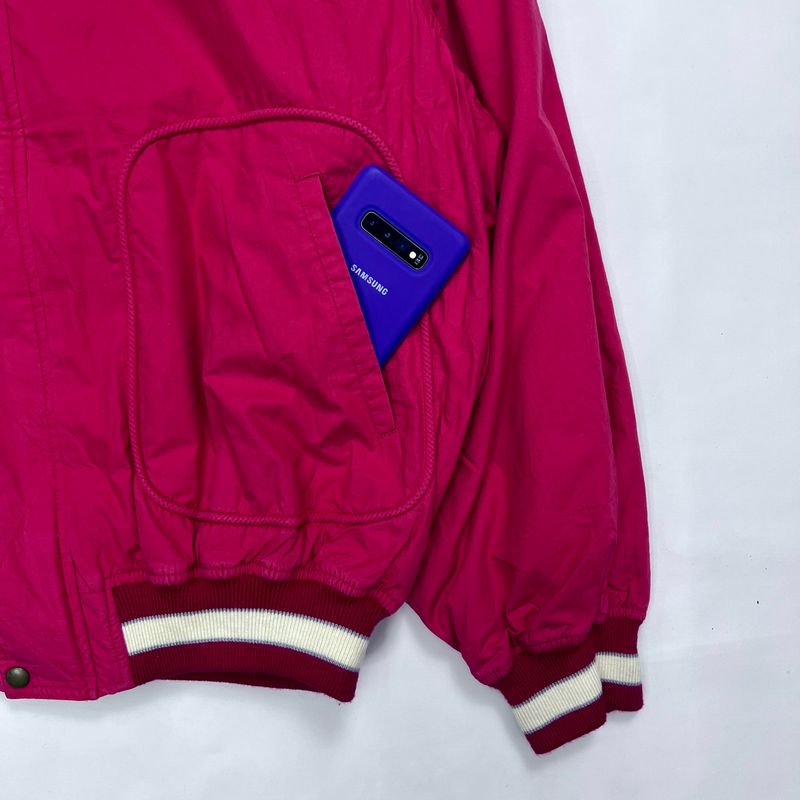 Vintage Casual Bomber jacket Pria red, foto 7