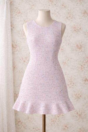 Love and bravery tweed pink