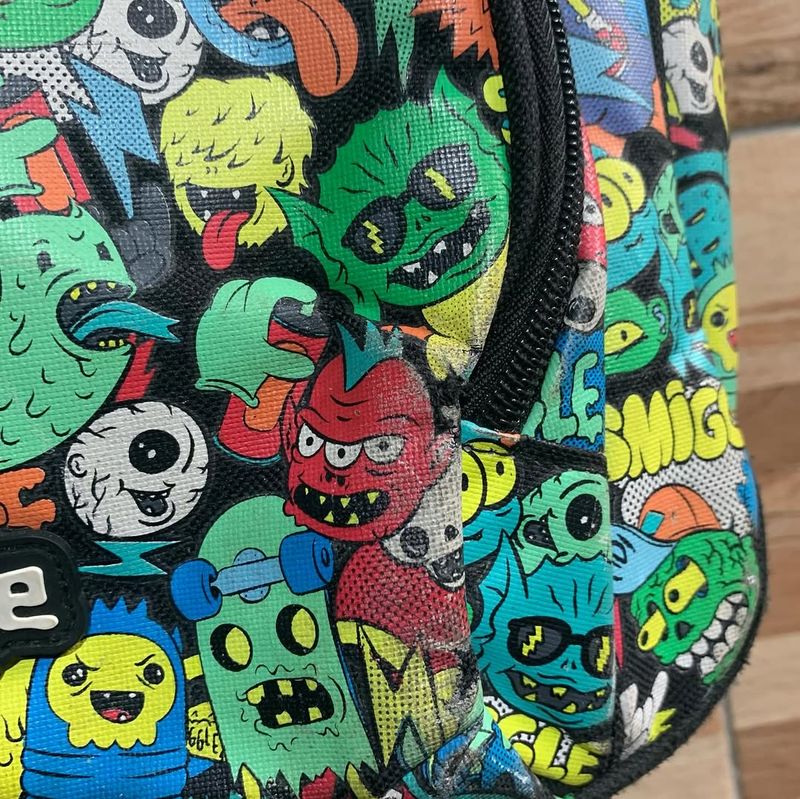 SMIGGLE FULL PRINT GRAFFTY MONSTER BAGPACK | TAS | JS, foto 3