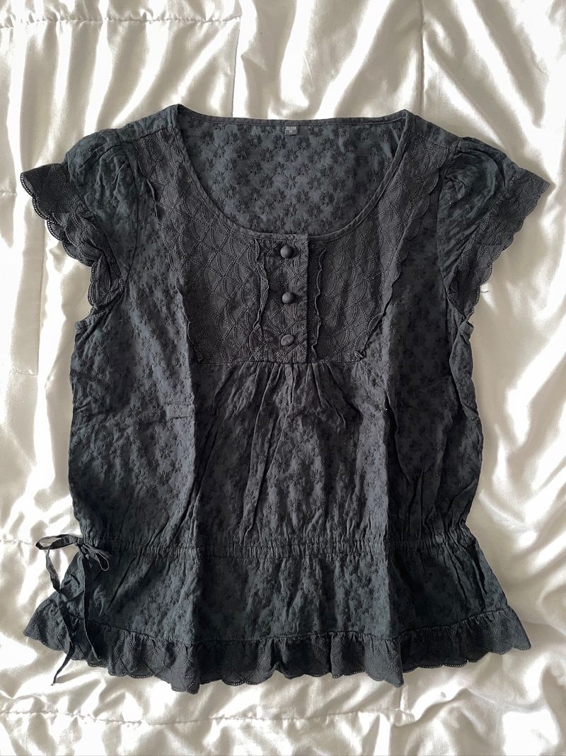 Fairy Emo Blouse Wanita black, foto 2