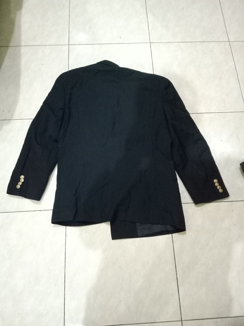 Vintage Suit Pria navy, foto 5