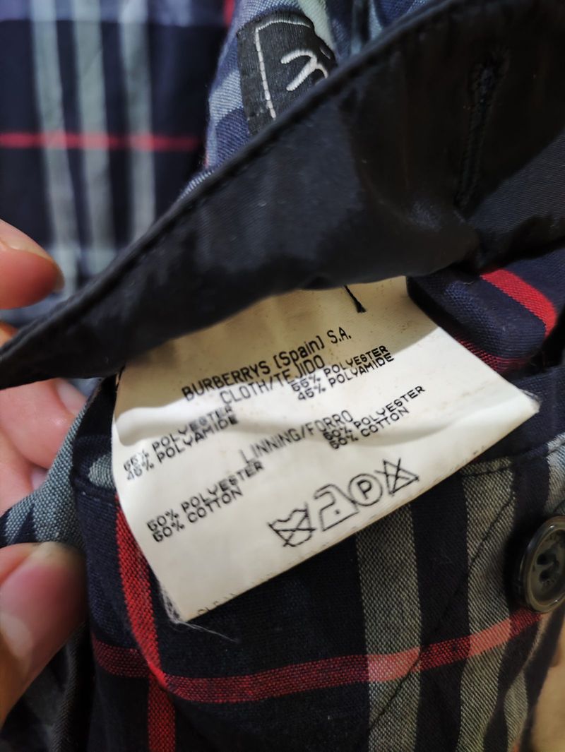 Burberry Nova Check Coat Jacket Like New, foto 9