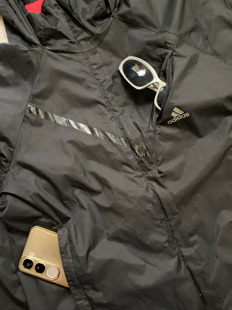 🅰️didas OUTDOOR jacket Gorpcore Black Water Resistance, foto 4