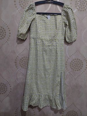 Casual Summer dress Wanita khaki