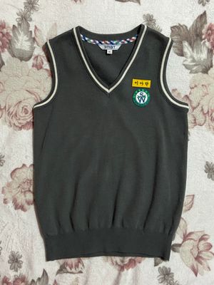 Korean School Vest Gray 신원중학교 | smart