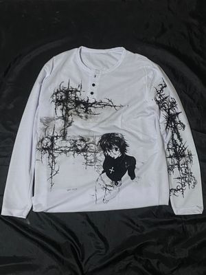 longsleeve henley custom