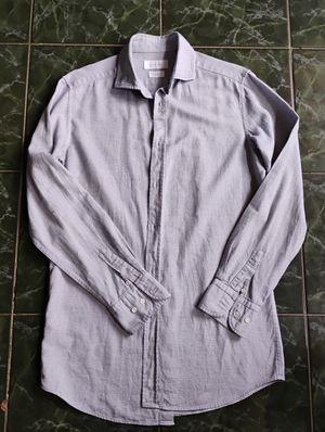 Kemeja Formal Grey Massimo Dutti