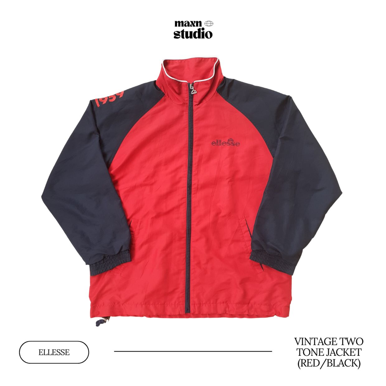 Ellesse Skater Sportswear Windbreaker Pria red