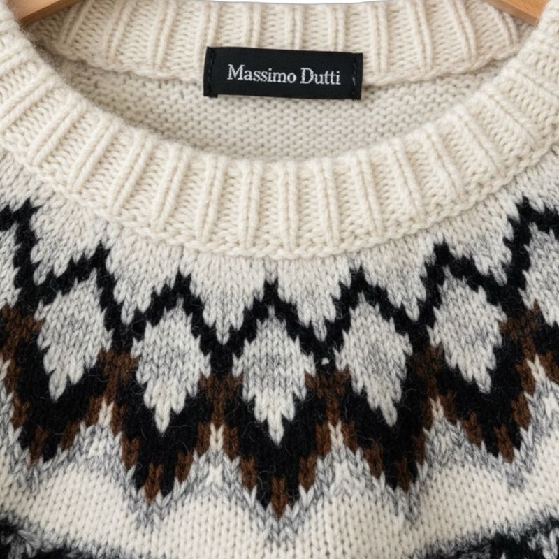 (Woman) Pullover Sweater Knit Massimo Dutti New Condition, foto 3