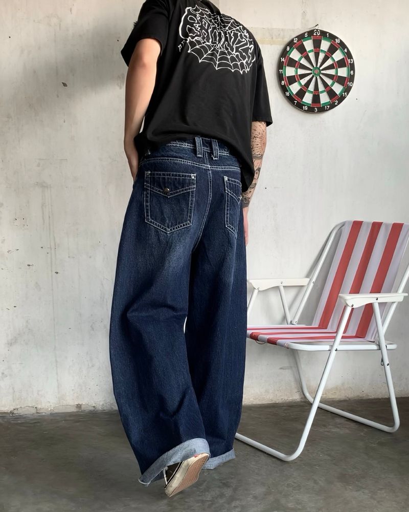 PRIVATE CUSTOM BAGGY BLUE WASHED, foto 4