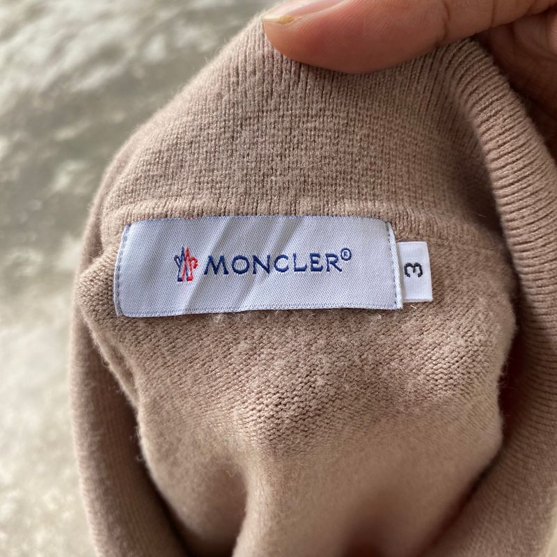 Moncler Casual Sweater Pria tan, foto 6