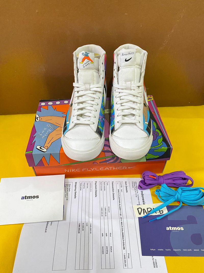 Nike Casual Sneakers Pria multicolor white, foto 3