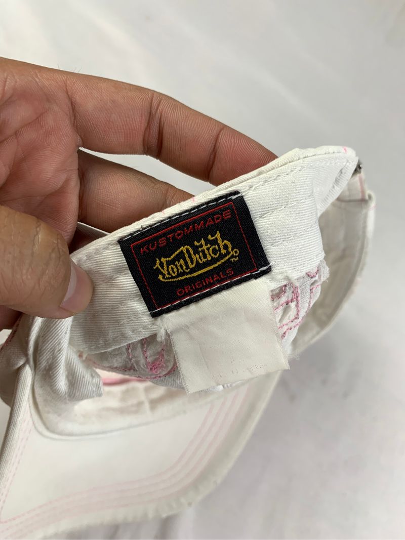 Von Dutch White Embroidered Dad Cap (OSFA), foto 8