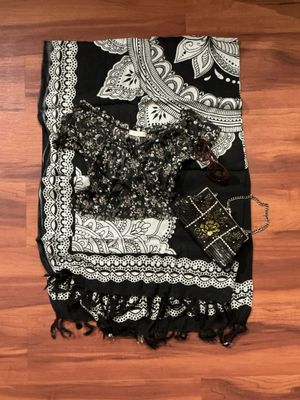 vintage sheer floral top