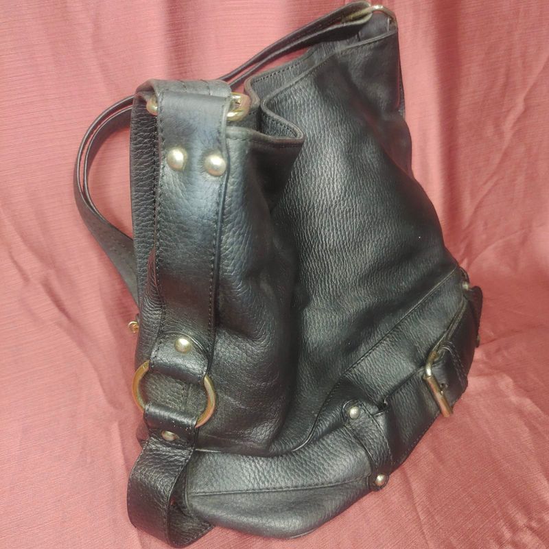 Grunge style bag GENUINE LEATHER, foto 2