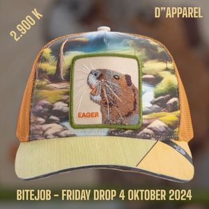 Gorpcore Hat Pria green brown