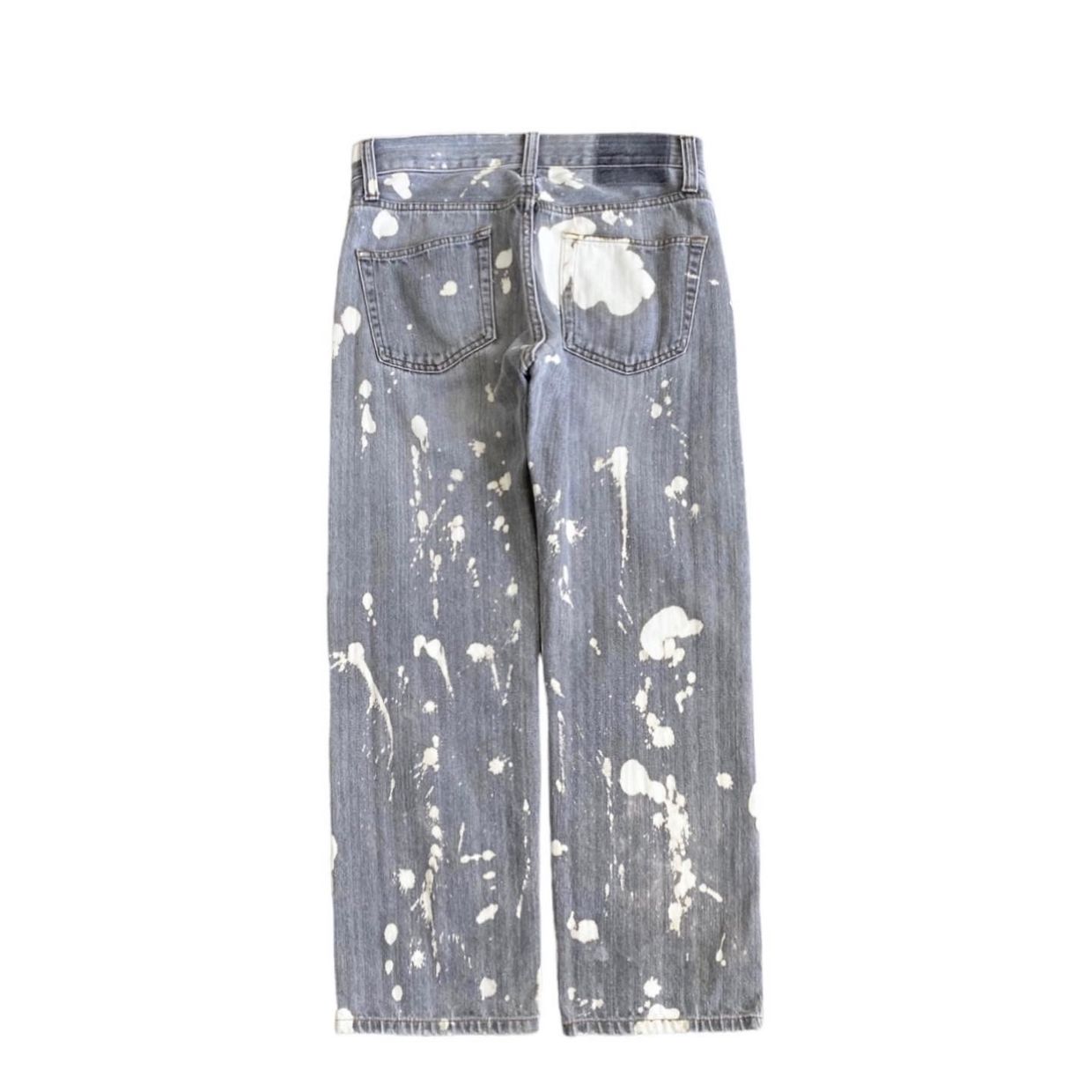 Vintage Jeans Pria white gray, foto 2
