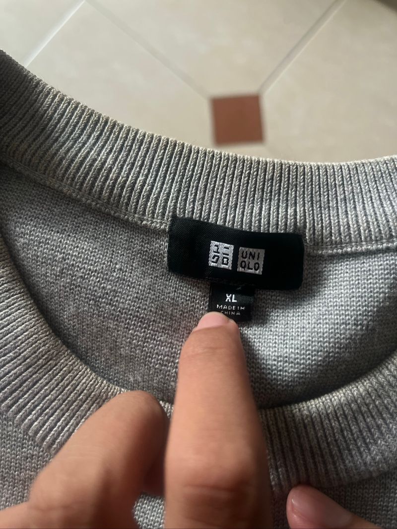 uniqlo grey knit sweaters, foto 2
