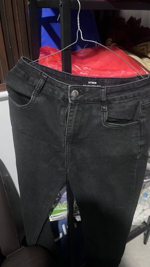 cotton on jeans abu abu kehitaman