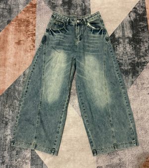 Baggy Jeans - Biru Retro