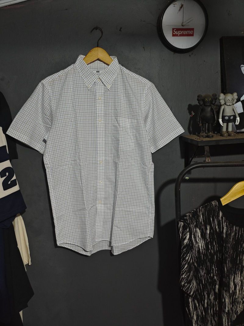 Kemeja Uniqlo Buttondown Gingham, foto 2