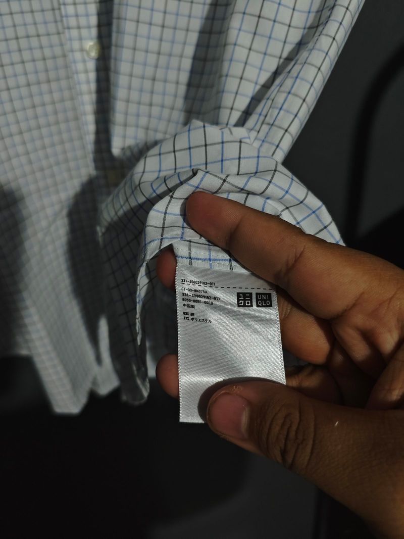 Kemeja Uniqlo Buttondown Gingham, foto 5
