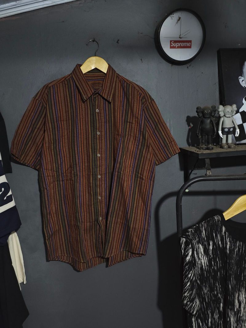 Kemeja Missoni 90s Buttondown Vintage Pattern, foto 2