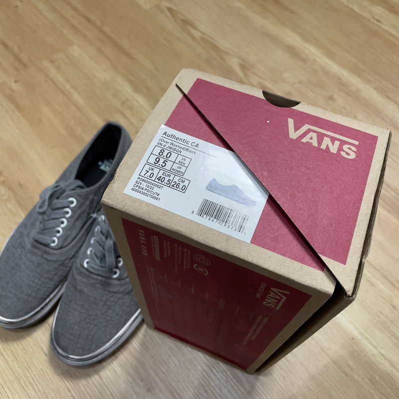 Vans Authentic California Overwashed Black, foto 4
