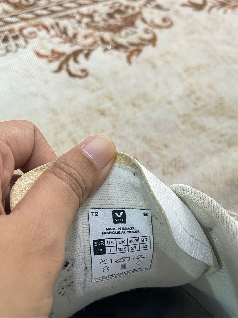 Veja leather white natural, foto 6
