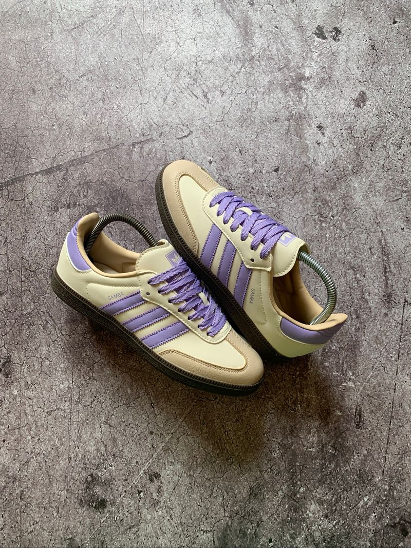 Adidas Samba OG White Cream Violet, foto 2