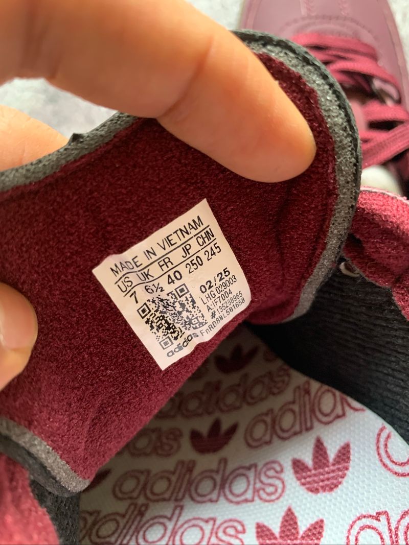 Adidas Samba OG Maroon Crystal Sand, foto 6