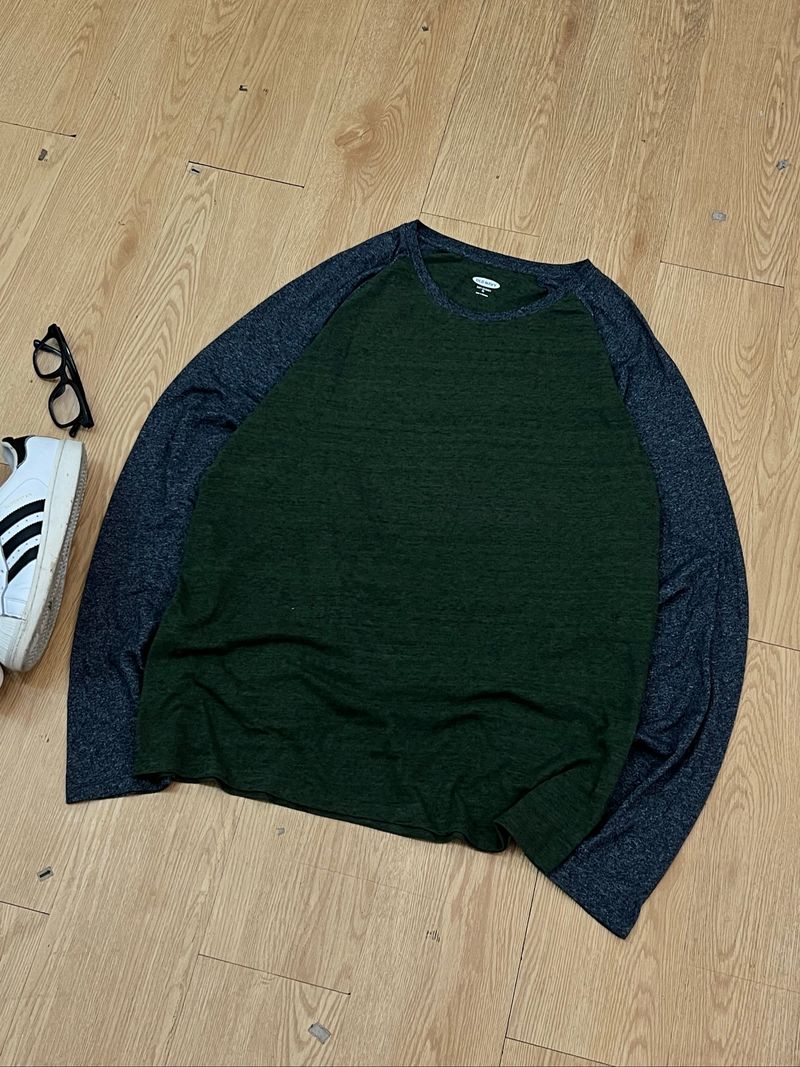 Longsleve oldnavy basic twotone colour, foto 2