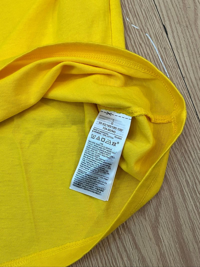 T SHIRT GAP MOTIF YELLOW, foto 3