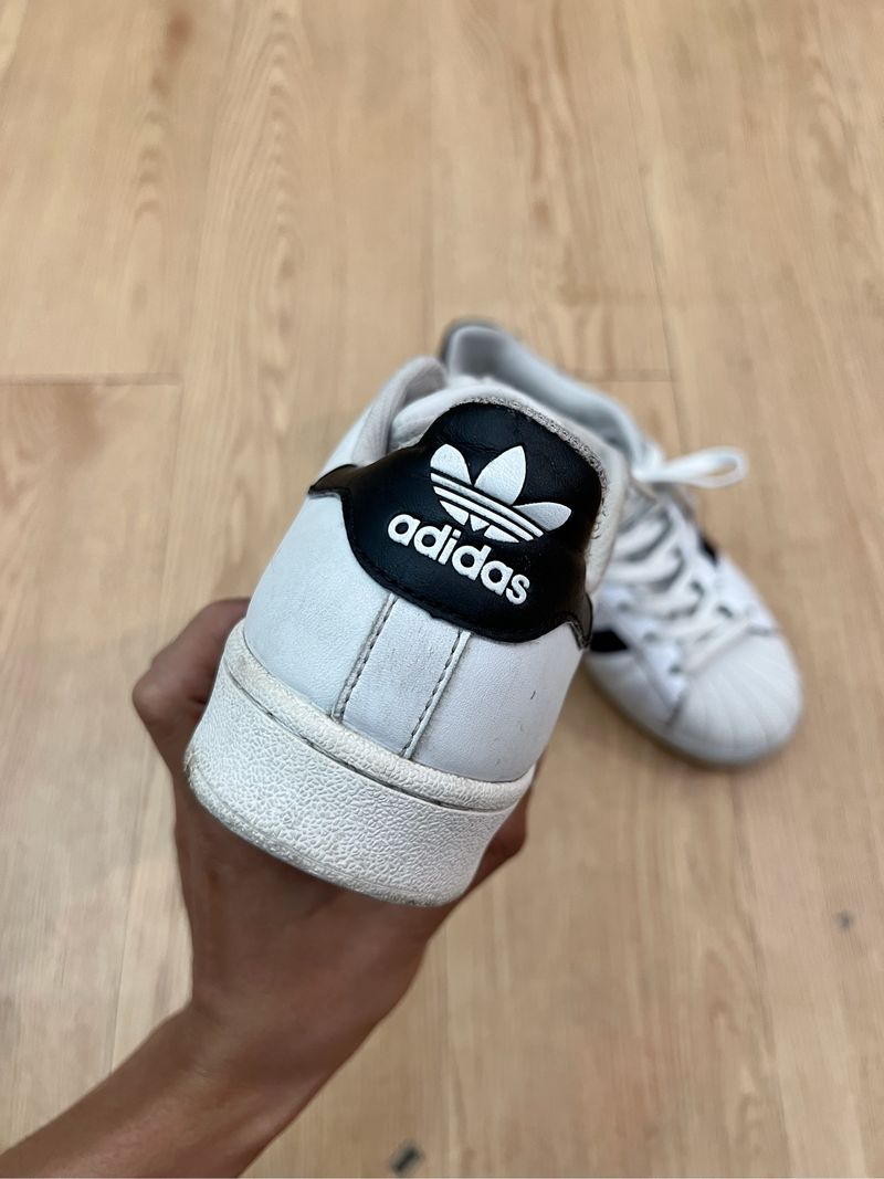 Adidas superstar white black, foto 3