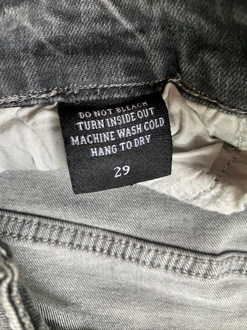 RUCAS Zipper Grey Biker Jeans, foto 6